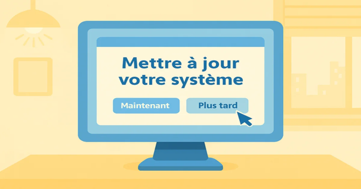 Image de Mises à jour système et logiciels pour sécuriser vos outils