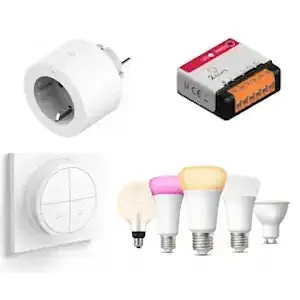 Interrupteur, prise et lampe électrique